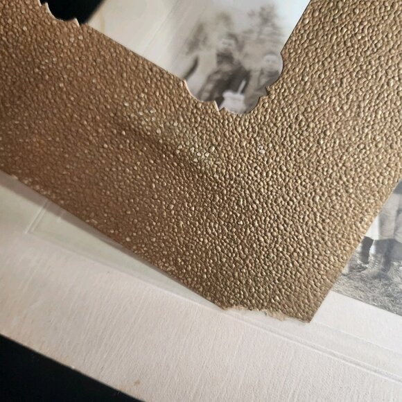 Vintage Black White Photo - Antique Group Portrait Poultney Vt Rood Photography - Picture 3 of 15